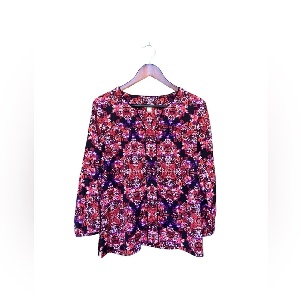 J. Crew Women’s Floral Colorful Blouse Size Small